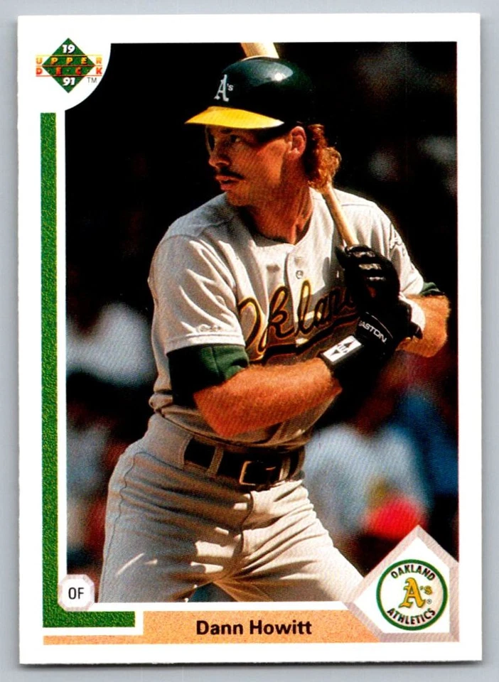 1991 Upper Deck Dann Howitt Oakland Athletics #442 - Image 1 of 2