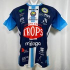 Club Balonmano Ciudad de Málaga 2016 Blue White Emec Handball Jersey Men