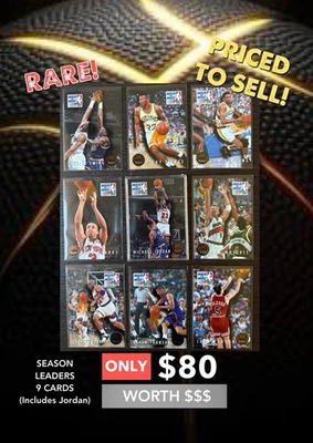 1993 SKYBOX PREMIUM NBA ON NBC BASKETBALL CARDS - Image 1 of 4