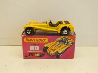 LESNEY MATCHBOX SUPERFAST NO60 LOTUS SUPER 7 EXCELLENT BOXED (L664) - Image 1 of 4