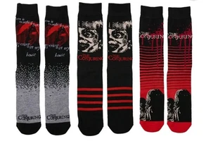 THE CONJURING | CIRCUS HERREN CREW SOCKEN 3 PAAR | NEU IM KARTON | ANNABELLE - Bild 1 von 3