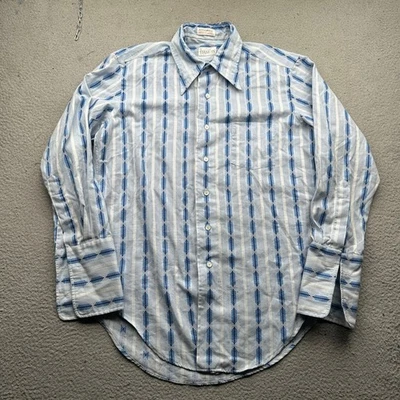Vintage 70s Silcron Damon Permanent Press Sanforized Button Up Shirt Mens Large - Image 1 of 4