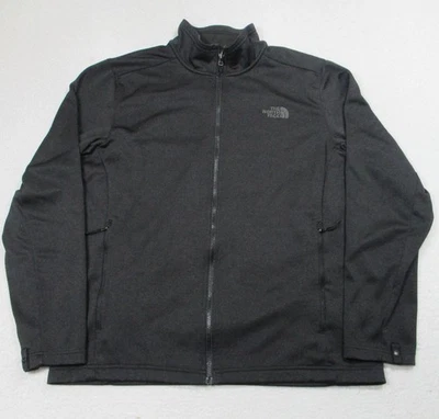 The North Face Jacket Mens XL Black Full Zip Fleece Lined Softshell NF0A2TC6 - Image 1 of 4