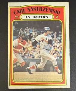 Carl Yastrzemski 1972 Topps In Action #38 - Crease - Boston Red Sox - Bild 1 von 2