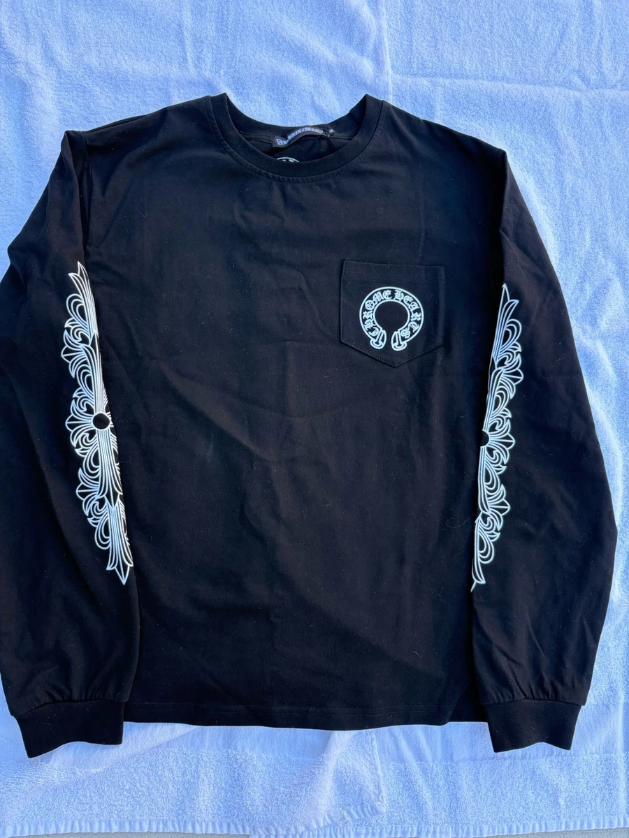 Chrome Hearts Long Sleeve Solid T-Shirts for Men for sale | eBay