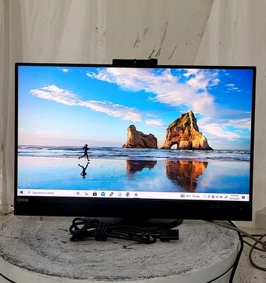 LENOVO T27hv-20 5D11A20411 27" LCD Monitor USB-C HDMI DP Grade B - Image 1 of 4