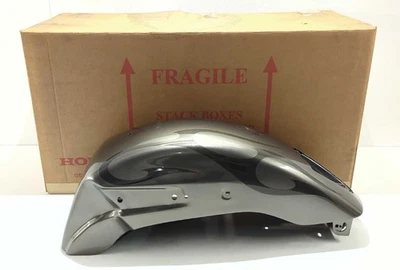 Nuevo guardabarros trasero genuino Honda 2002-2008 VTX1800C gris llamas 80110-MCH-A00ZG fabricante de equipos originales Foto 1 de 4