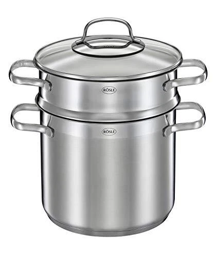 Rösle 13153 Pentola per pasta "Elegance", in acciaio inox, 22 x 29 x 30 (y1U) - Immagine 1 di 1