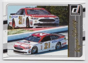 2017 Panini Donruss Duals Gold Foil #120 Ryan Blaney 366/499