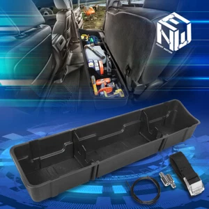 For 15-24 Ford F-150 F-250 F-350 SuperCrew Cab Under Seat Organizer Storage Box - Picture 1 of 6
