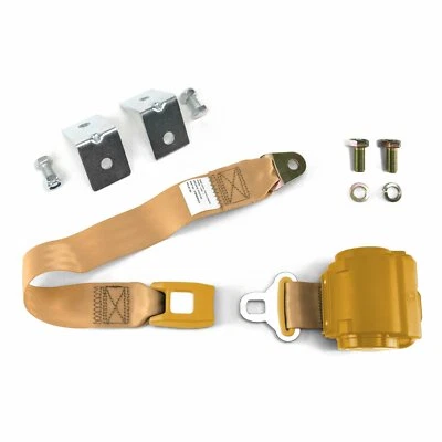 Cinturón de seguridad con hebilla estándar retráctil melocotón 2pt con kit de montaje de anclaje arnés Foto 1 de 4