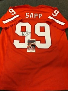 TAMPA BAY BUCCANEERS WARREN SAPP AUTOGRAPHED SIGNED JERSEY JSA COA - Picture 1 of 3