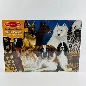Melissa & Doug Fetching Friends 200 Piece Jigsaw Puzzle Dogs 14x19 #3135 New - Picture 1 of 4