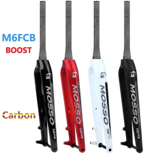 Carbon Fiber BOOST 15x110mm MTB Bike Hard Forks 27.5 29 Inch Front Fork - Picture 1 of 28