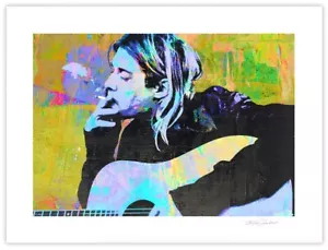"Impresión de bellas artes COME AS YOU ARE 18x24"" firmada a mano por el artista Stephen Chambers" - Imagen 1 de 1