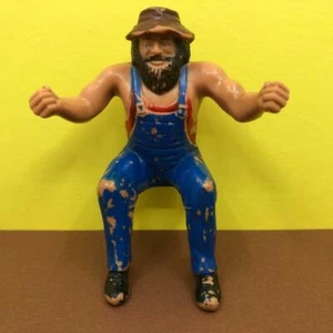 Vintage LJN WWF Thumb Wrestlers Wrestling Hillbilly Jim Toy Action Figure 1980s - Picture 1 of 5