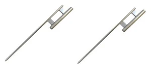 (2 pack) Ground Spike for Swooper Pole Feather Flag Windless Pole Pole Holder - Picture 1 of 6