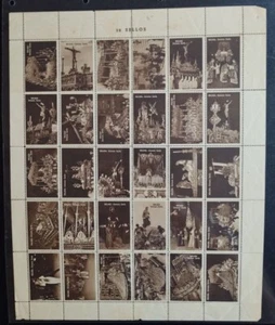 España - Viñetas - Malaga - Semana Santa - Pliego Completo - MNH - Imagen 1 de 2