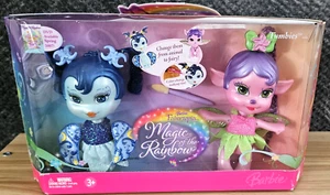 MATTEL BARBIE 2006 FAIRYTOPIA Magic of the Rainbow TUMBIES DOUBLE SET NEW HTF - Picture 1 of 10