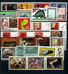 Collezione POLONIA LOTTO 30 FRANCOBOLLI  Stamps Timbres - Picture 1 of 1