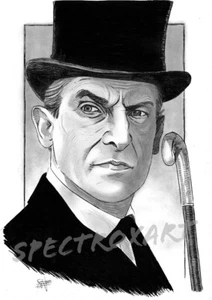 SHERLOCK HOLMES ORIGINAL ART by Spectroxart - Picture 1 of 1