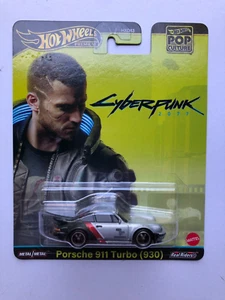 HOT WHEELS POP CULTURE - CYBERPUNK 2077 *Porsche 911 Turbo (930)* NEW! 3+ - Picture 1 of 4