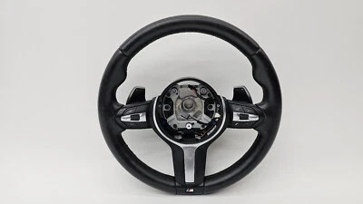 2011-2016 BMW F10 5-Series 535i 550i M5 M Sport Steering Wheel With Shifters OEM - Image 1 of 4