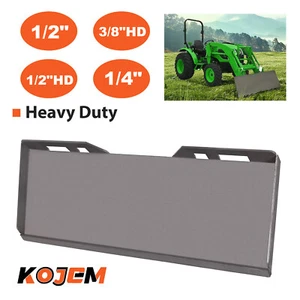 1/4" 3/8" HD 1/2" 1/2" HD Quick Tach Attachment Mount Plate Skid Steer - Picture 1 of 30