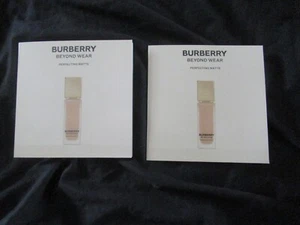 2 x BURBERRY Beyond Wear Perfecting Matte Foundation 1.5ml Sample 20 Fair - Picture 1 of 6