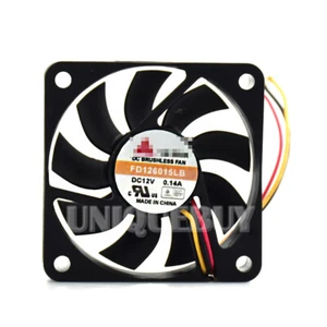 Cooling fan FD126015LB for Y.S .TECH Two Ball Bearing 12V 0.14A 60*60*15mm 3Pin - Picture 1 of 4