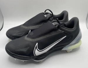 Men's Nike Force Zoom Trout 8 Pro Metal Baseball Cleats Black CZ5915-010 Sz 8 - Picture 1 of 6