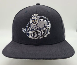 Jacksonville Icemen Dark Navy Blue '47 Brand Snapback Hat Cap ECHL - Picture 1 of 9
