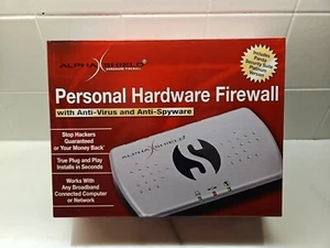 AlphaShield Personal Hardware Network Firewall Panda Platinum Security Sealed - Picture 1 of 6