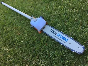 Pole saw/Chainsaw Attachment Fit CHEETAH 23CC Bent Shaft 1697579-00 Line Trimmer - Picture 1 of 9