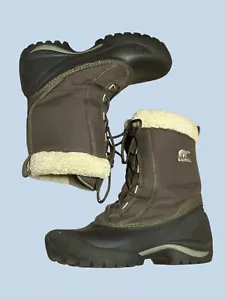 Stivali Sorel Fatigue Cumberland tundra marrone inverno neve Thinsulate donna 8,5 - Foto 1 di 7