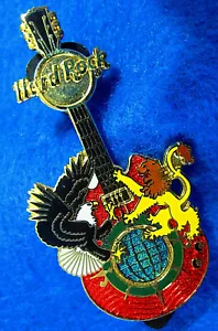RARO #1 HAMISH DODDS CEO STAFF CALD EAGLE & LION FLAGS GUITARRA Hard Rock Café PIN - Imagen 1 de 1