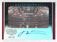 2014-15 Panini Gala Basketball Cinematic Rookie Crimson James Ennis AUTO 03/10