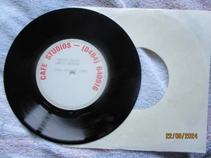Chris Hutton White Boys Cafe Studios Promo White Label ‎ACETATE 7" Vinyl Single - Picture 1 of 4
