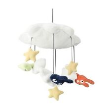 Ikea Himmelsk Mobile Crib Plush Clouds Animals Stars Multicolor Soft Baby NEW