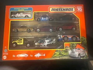 MATCHBOX 70 Years Set - 8 Cars, 1 Helicopter - NEW / SEALED - Photo 1/2
