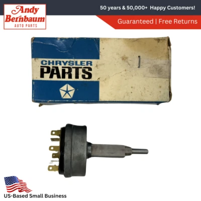 1971 Plymouth Dodge B-Body 2 Speed Windshield Wiper Control Switch 3488047 NOS - Image 1 of 4