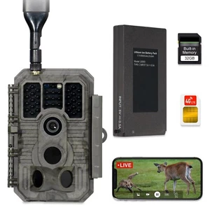 GardePro X60 Pro Max Live Stream Cellular Trail Camera, Rechargeable 8000mAh ... - Picture 1 of 9