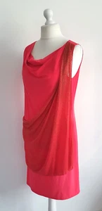 Attitudes by Renee, Dress, Large, Chest 38", Coral, Pink, Party, Cocktail, Xmas - Picture 1 of 8