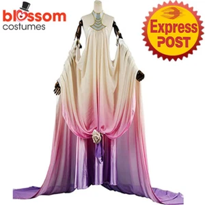 N1022 Sexy Padme Amidala Lake Dress Cosplay Star Wars Fancy Dress Womens Costume - Picture 1 of 9