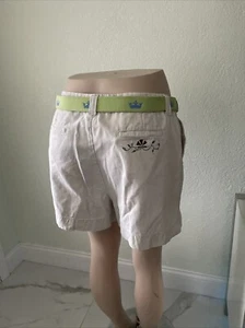 Route 66 Denim Short Women's Size 14 Off White Mid Rise Embroidered Floral Decor - Picture 1 of 20