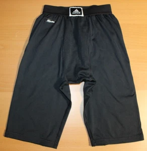 Pantalones Cortos Deslizantes de Béisbol Acolchados Adidas Climalite Para Hombres Pequeños Negros Portavasos - Imagen 1 de 3