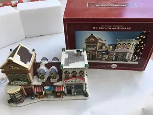 Christmas St. Nicholas Square Village 2007 Shopping Center USED with Box - Picture 1 of 3