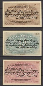 Kahla - Stadt - 3x Notgeld - L 650.c - G/M 668.4a - Kompl. Satz - Bild 1 von 1