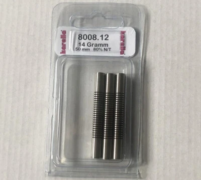 3 Stück Karella Softdart Barrels Set je 14gramm Darts Barrel 80% Tungsten Stahl