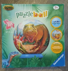 NEW 2011 Dino Puzzleball Dinosaur Puzzle 108 Pieces 6" Puzzle Ball Item #122066 - Picture 1 of 4